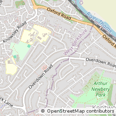 Map of Reading, Berkshire