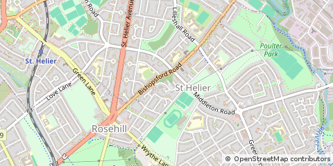 Map of Morden, Surrey