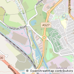 Map of Stoke-on-Trent, Staffordshire