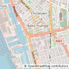 Map of Liverpool, Merseyside