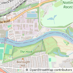 Map of Nottingham, Nottinghamshire
