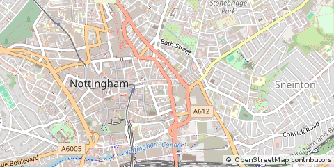 Map of Nottingham