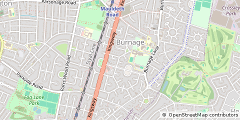 Map of Manchester