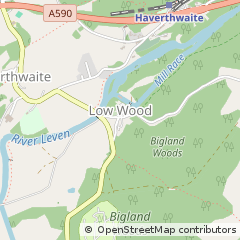 Map of Ulverston, Cumbria