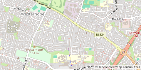 Map of Newcastle Upon Tyne