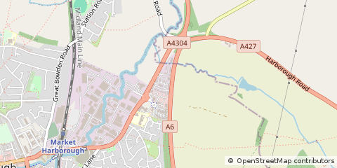 Map of Market Harborough