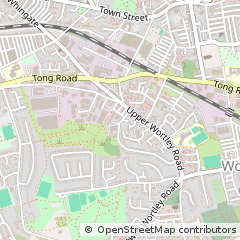 Map of West Yorkshire