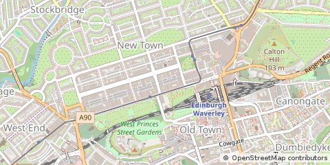 Map of Edinburgh