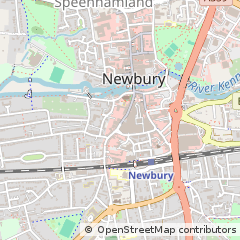 Map of Newbury, Berkshire