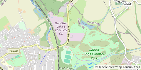Map of Royston, Barnsley