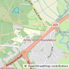 Map of Ringwood, Hampshire