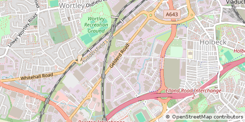 Map of Leeds