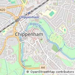 Map of Chippenham, Wiltshire