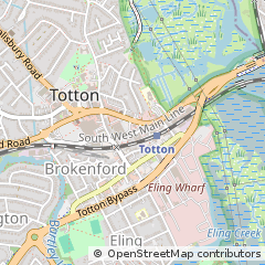 Map of Southampton, Hampshire