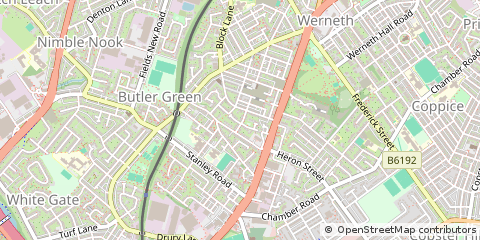 Map of Oldham