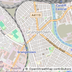 Map of Cardiff