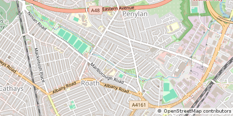 Map of Cardiff