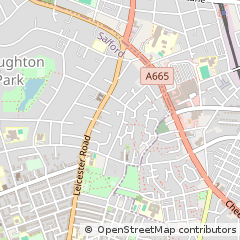 Map of Salford, Lancashire