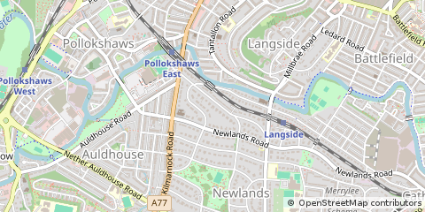 Map of Glasgow