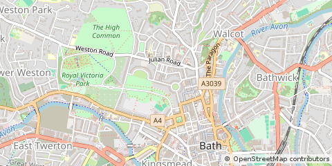 Map of Bath