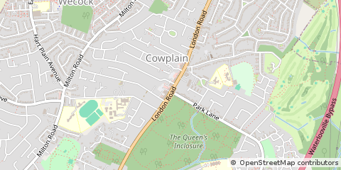 Map of Waterlooville, Hampshire