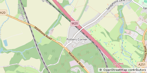 Map of Ashford