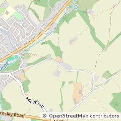 Map of Huddersfield, West Yorkshire