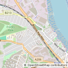 Map of Erith, Kent