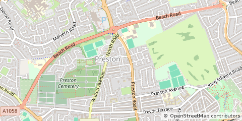 Map of North Shields