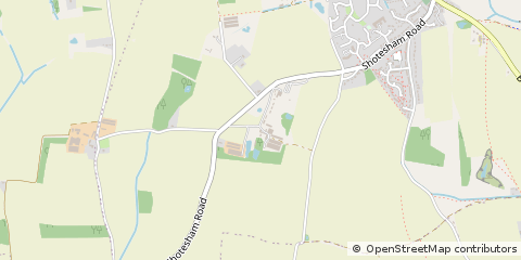 Map of Poringland Norwich, Norfolk