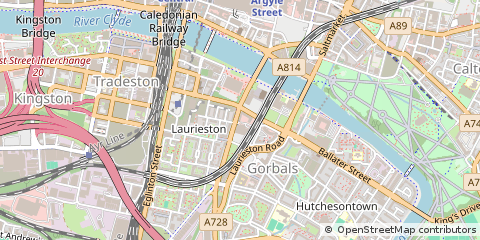 Map of Glasgow