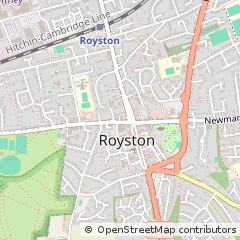Map of Royston, Hertfordshire