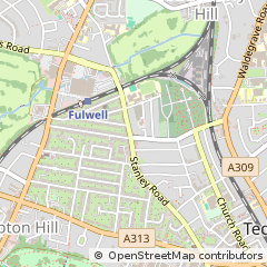 Map of Teddington, Middlesex