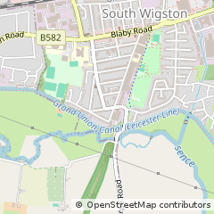Map of South Wigston, Leicester