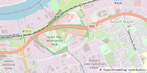 Map of Middlesbrough, Other UK - England