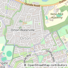 Map of Peterborough, Cambridgeshire