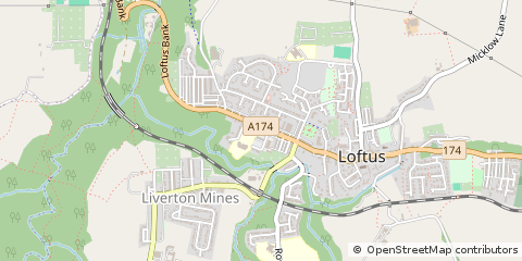 Map of Saltburn-by-the-SEA