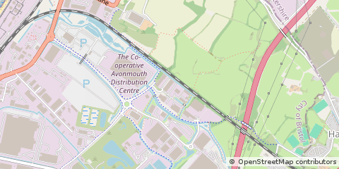 Map of Avonmouth, Bristol