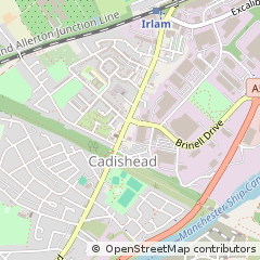 Map of Cadishead, Manchester