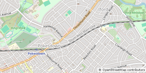 Map of Bournemouth