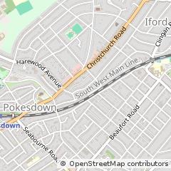 Map of Bournemouth