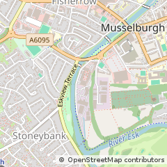 Map of Musselburgh, Midlothian