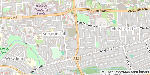 Map of Aberdeen