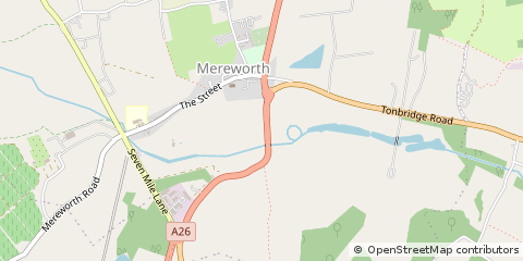 Map of Maidstone, Kent