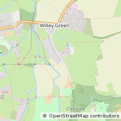 Map of Guildford, Surrey