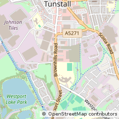 Map of Stoke on Trent
