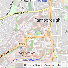 Map of Farnborough, Hampshire