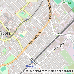 Map of Nottinghamshire