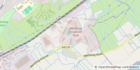 Map of Cardiff