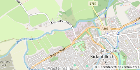 Map of Kirkintilloch